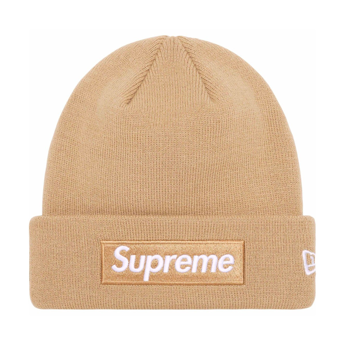 Supreme New Era Box Logo Beanie FW23 Dark Sand Kenshi Toronto