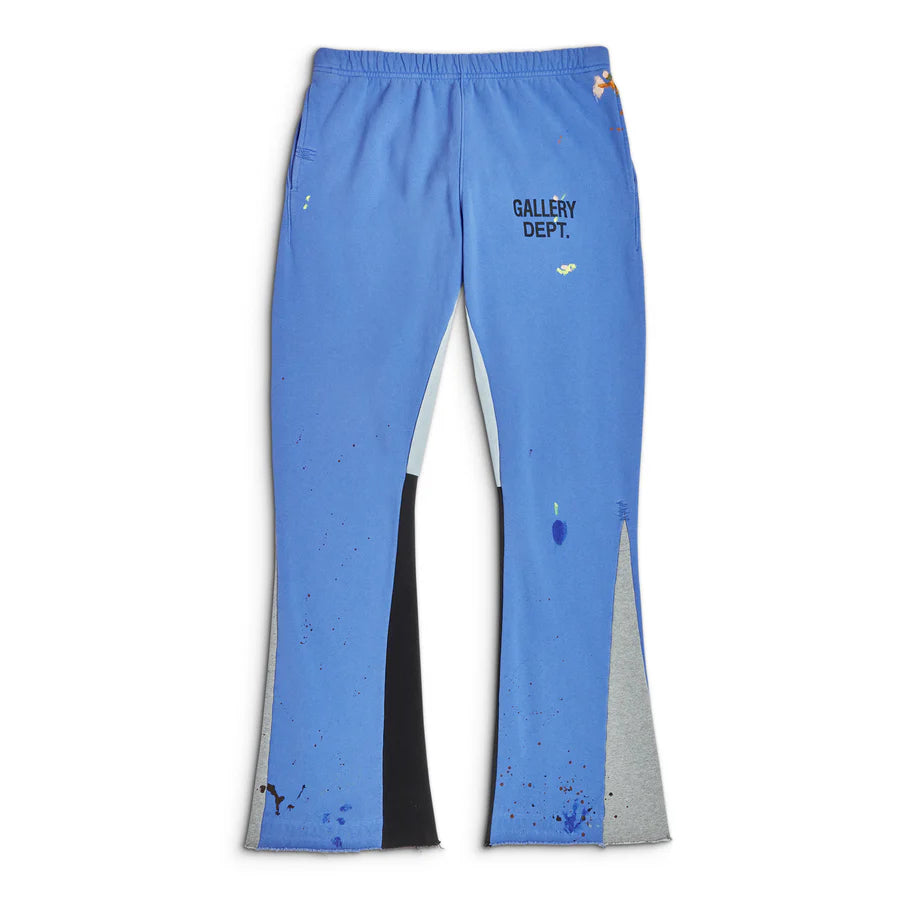 Gallery Dept. Painted Flare Sweat Pants Blue | Kenshi