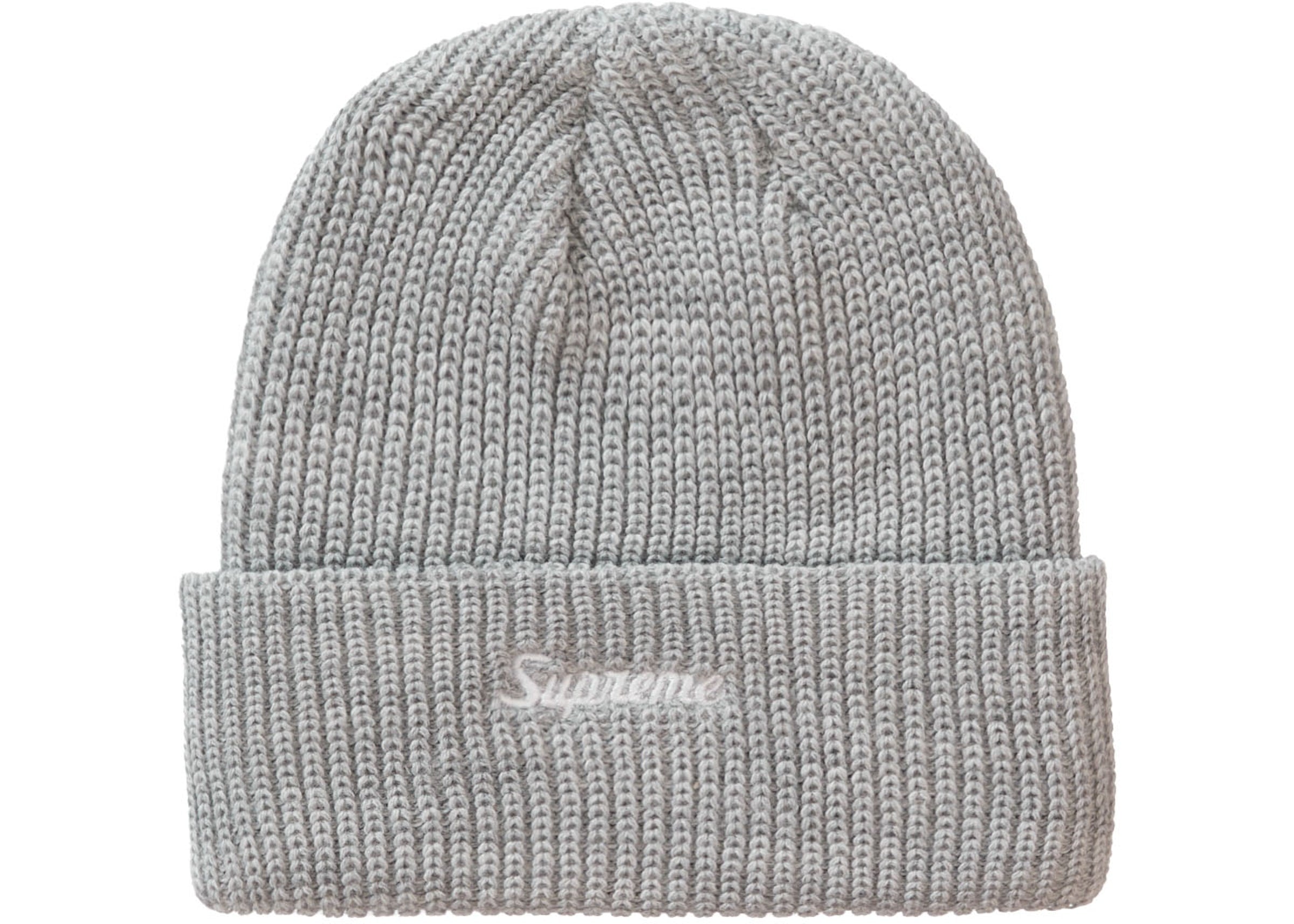 Supreme Loose Gauge Beanie Heather Grey | Kenshi Toronto