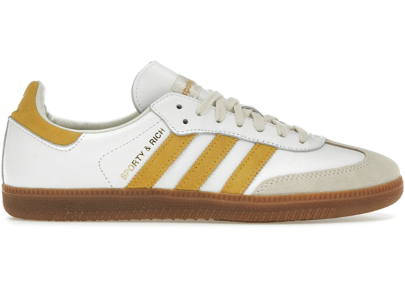 Adidas Samba Sporty & Rich White Bold Gold | Kenshi Toronto