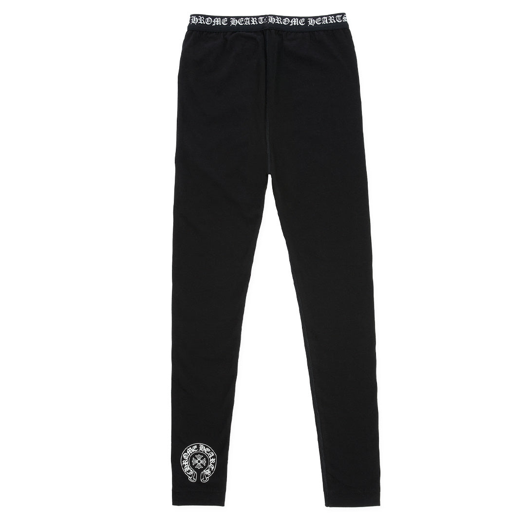 Chrome Hearts Horseshoe Leggings Black