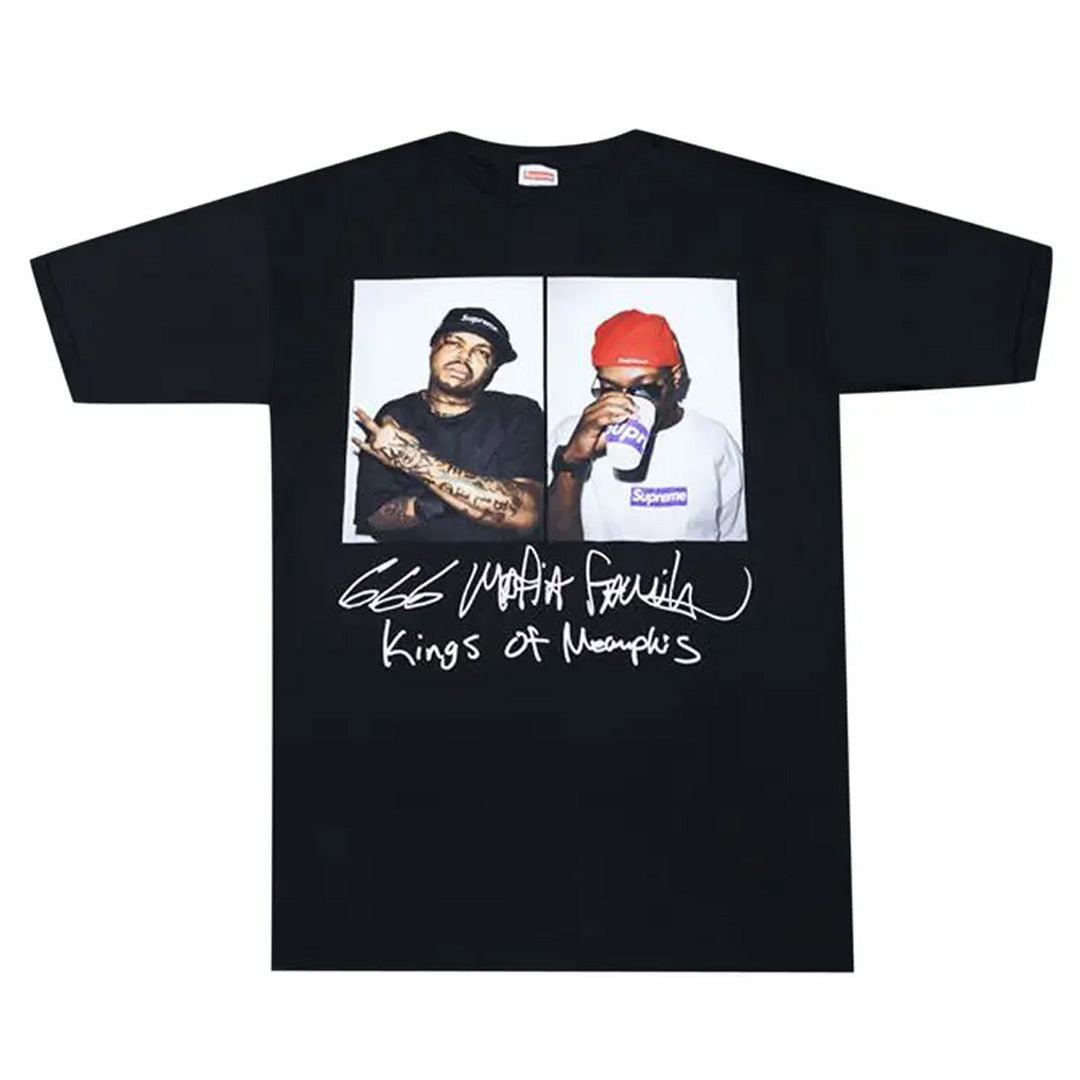 Supreme 3 6 Mafia T-Shirt Navy