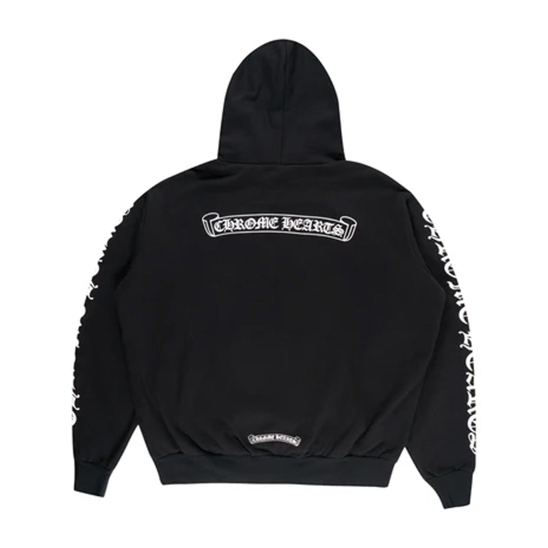 Chrome Hearts Scroll Pullover Hoodie Black