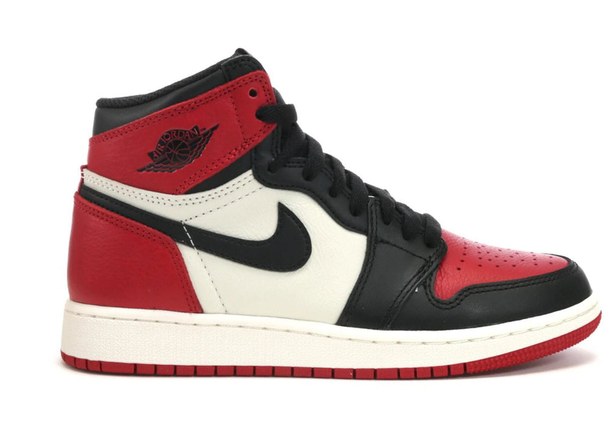 Jordan 1 Retro High Bred Toe  (GS)