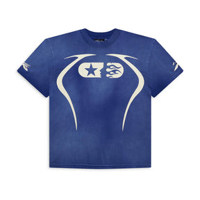 Hellstar Warm Up T-Shirt Blue