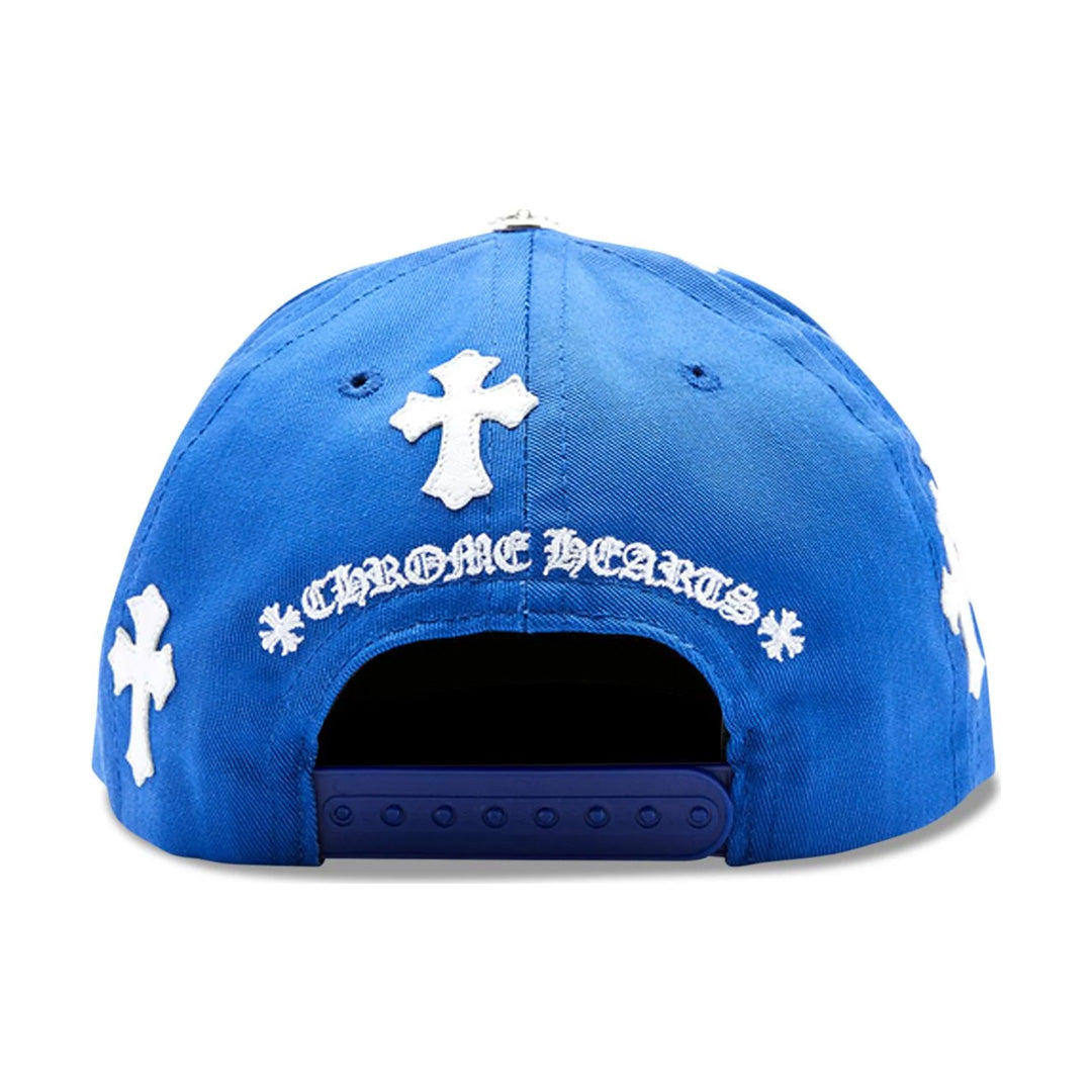 Chrome Hearts CH Cross Patch Trucker Hat Blue