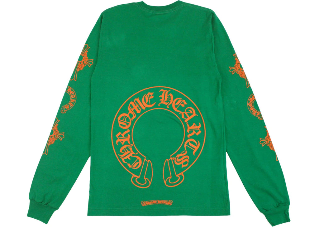 Chrome Hearts Horseshoe Long Sleeve T-Shirt Green | Kenshi Toronto