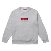 Supreme Box Logo Crewneck (FW18) Ash Grey