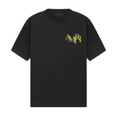 Amiri Crystal Champagne T-Shirt Black