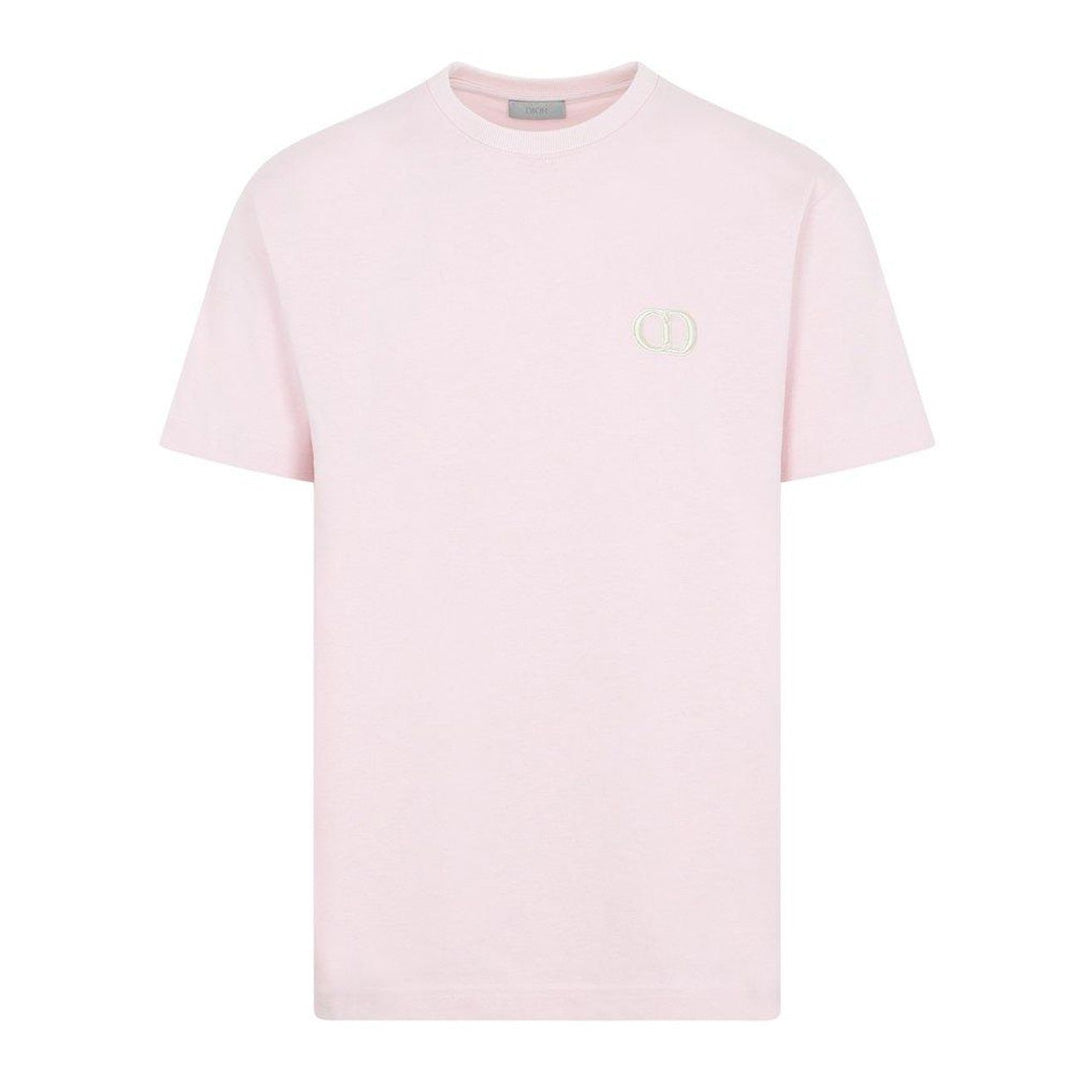 Dior CD Logo T-Shirt Pink