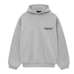 Fear of God Essentials Hoodie Light Heather Oatmeal (FW24)