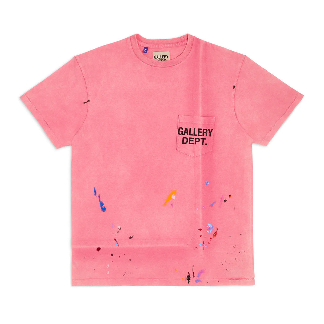 Gallery Dept. Vintage Logo Painted T-Shirt Salmon