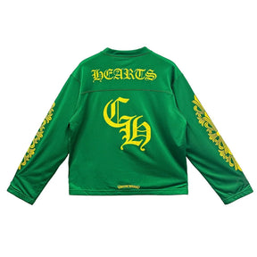 Chrome Hearts Sports Mesh Jersey Long Sleeve Green