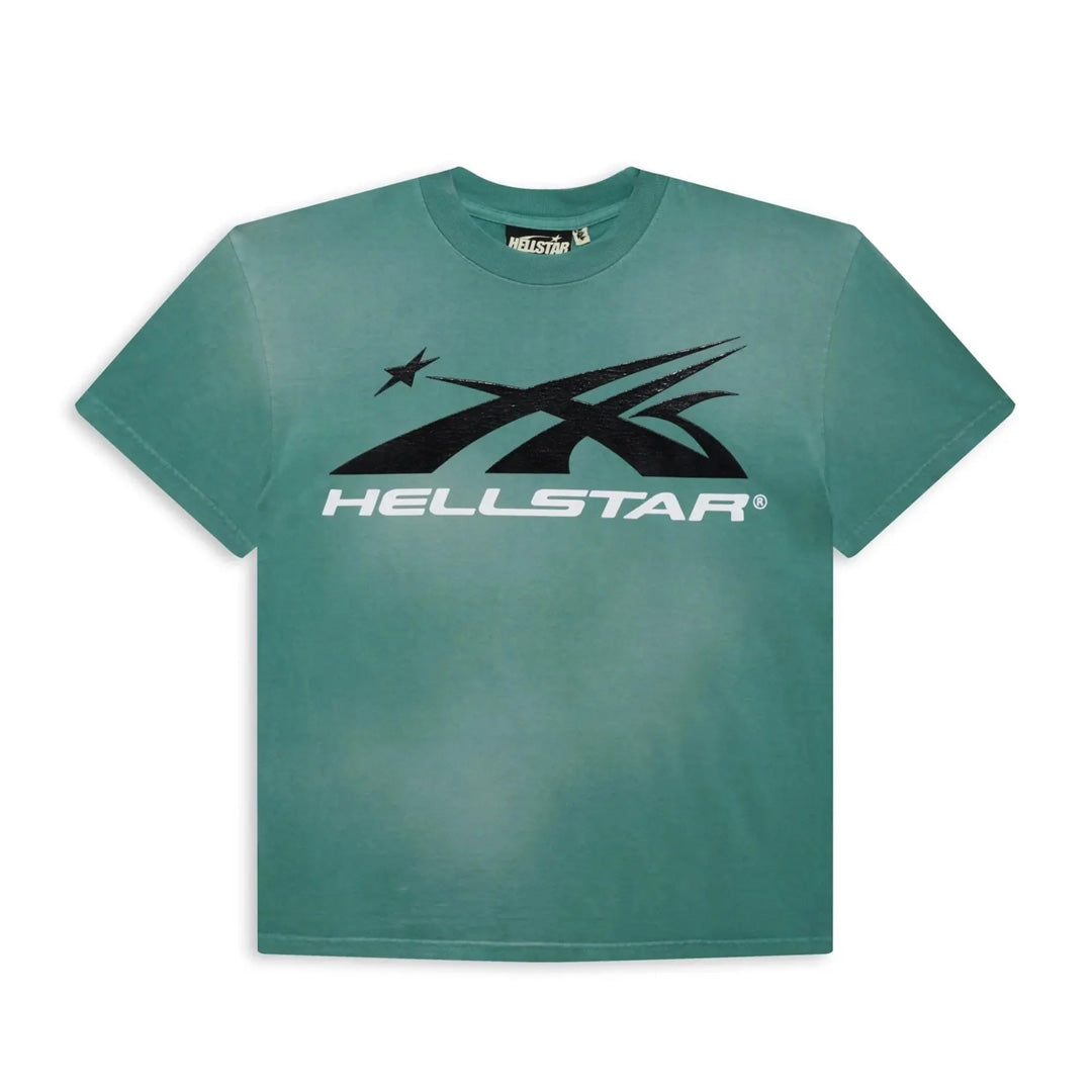 Hellstar Sports Logo T-Shirt Green