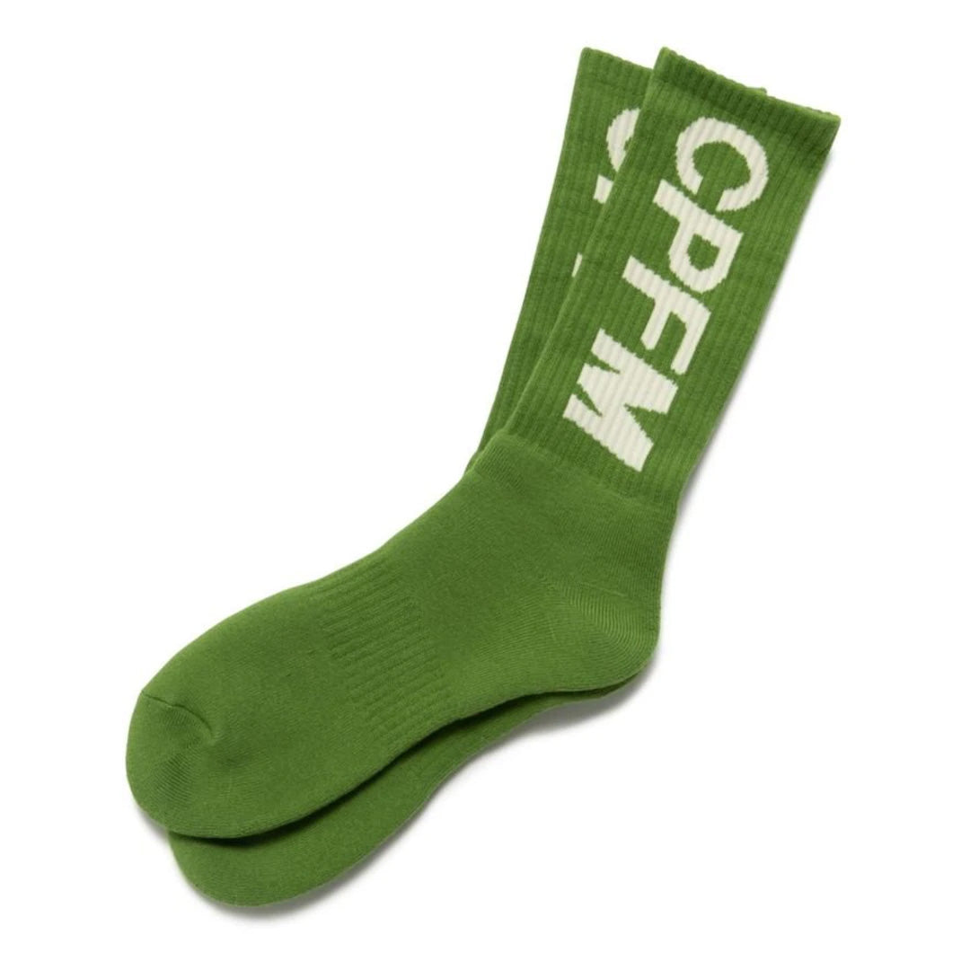 Cactus Plant Flea Market Tube Socks Green White