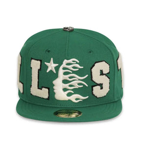 Hellstar OG Patch Fitted Hat Green