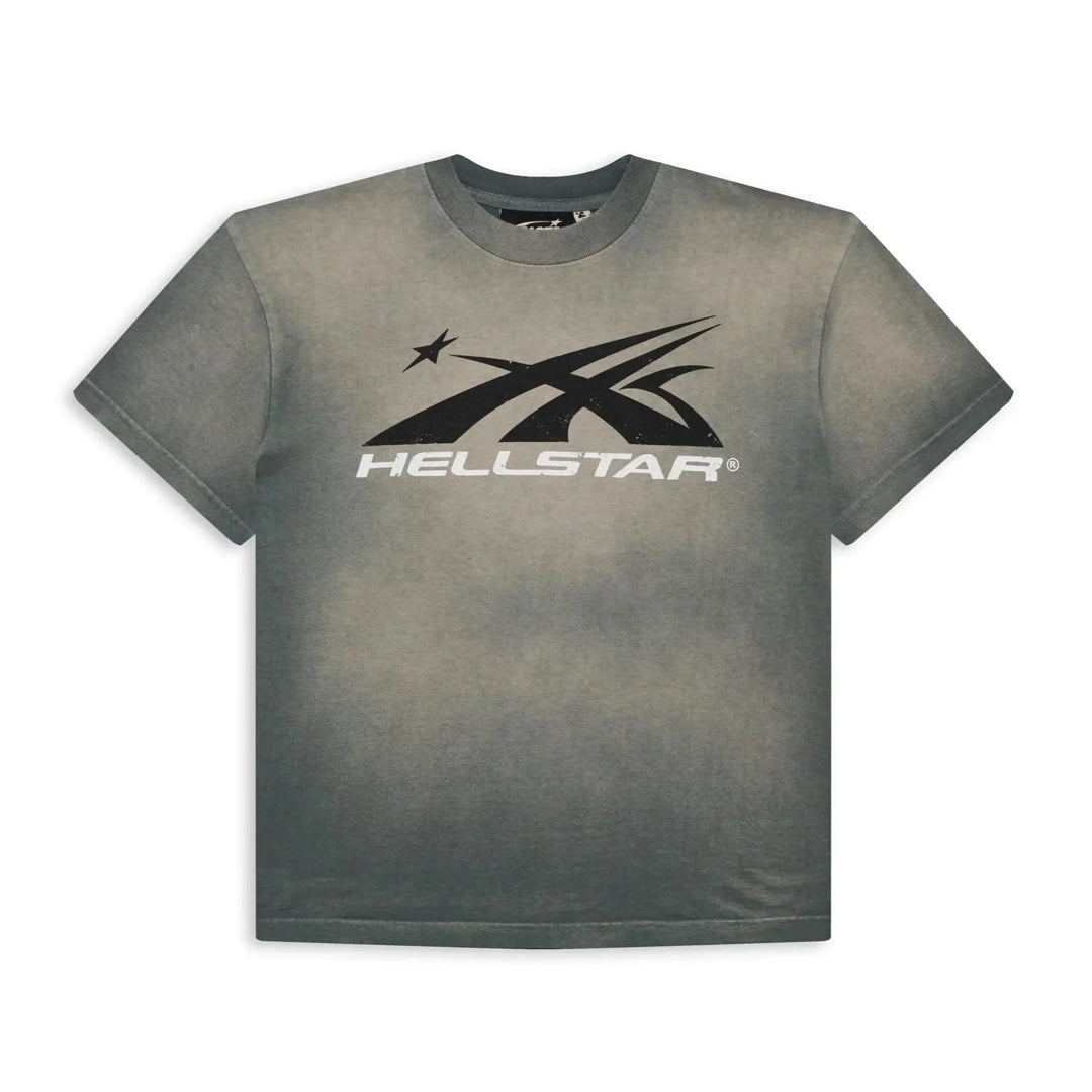 Hellstar Sports Logo T-Shirt Grey