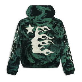 Hellstar Lava No Guts Hoodie Green