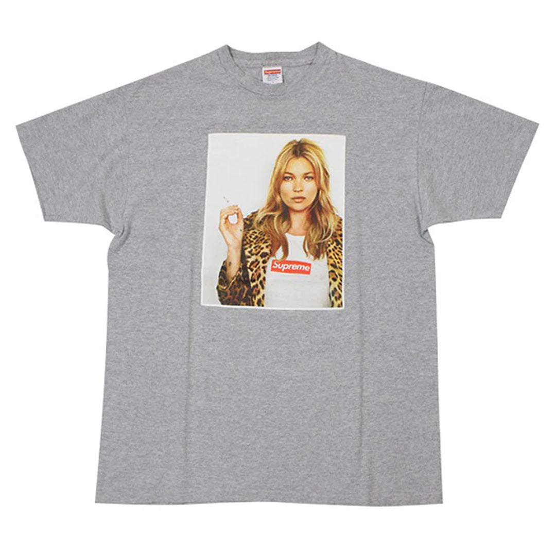 Supreme Kate Moss Photo T-Shirt Grey