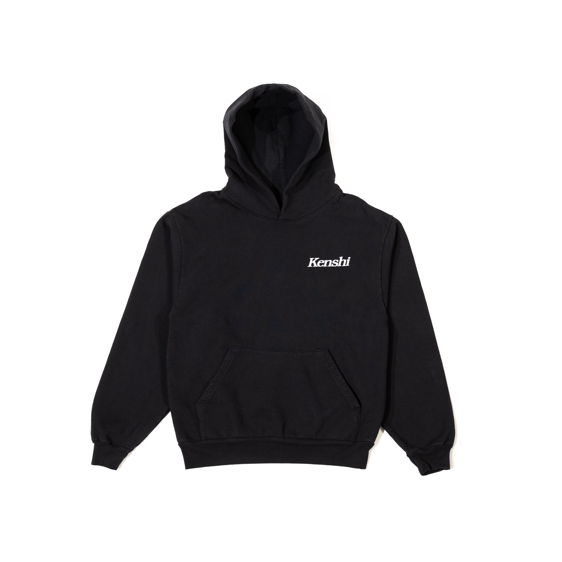 Kenshi Tiger Logo Hoodie Faded Black