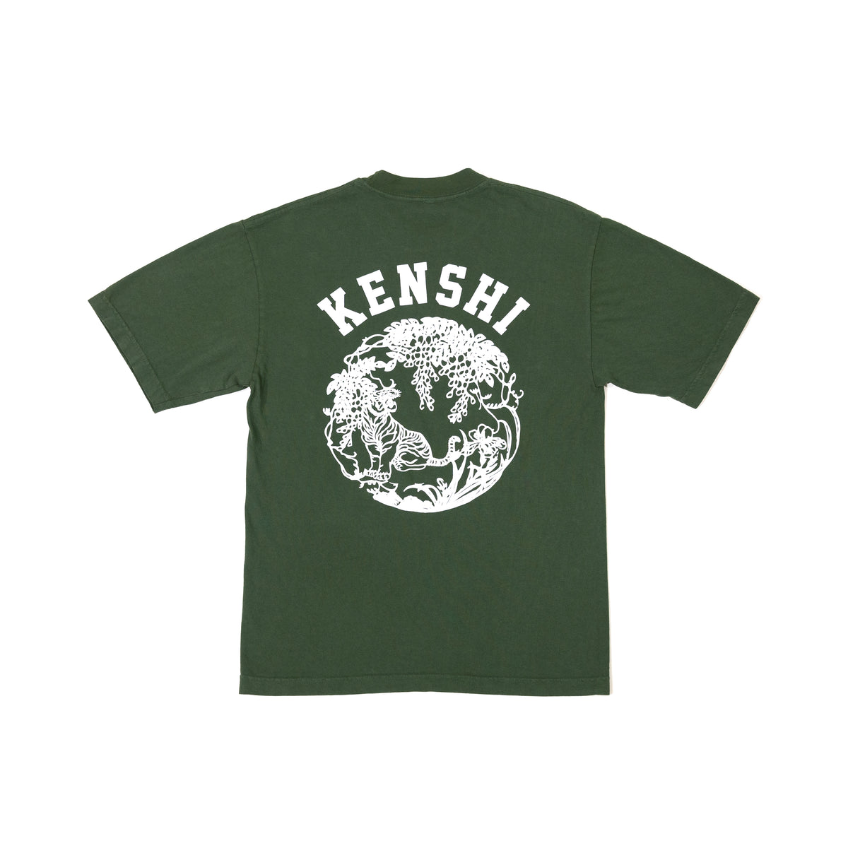 Kenshi Tiger Logo T-Shirt Forest Green