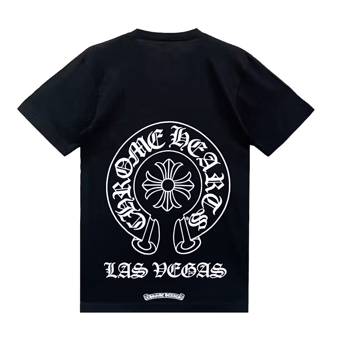 Chrome Hearts Las Vegas Exclusive Horseshoe T-Shirt Black