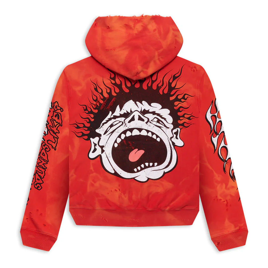 Hellstar Records Hoodie Lava Red