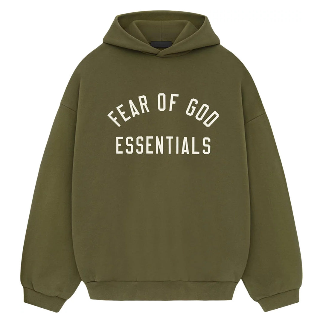 Fear of God Essentials State Collection Military Green Hoodie