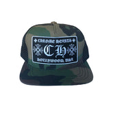 Chrome Hearts Camo/Black CH Hollywood Trucker Hat