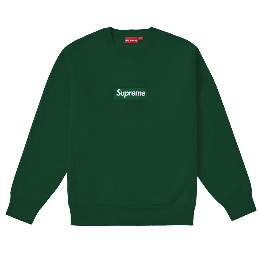 Supreme Box Logo Crewneck (FW18) Dark Green