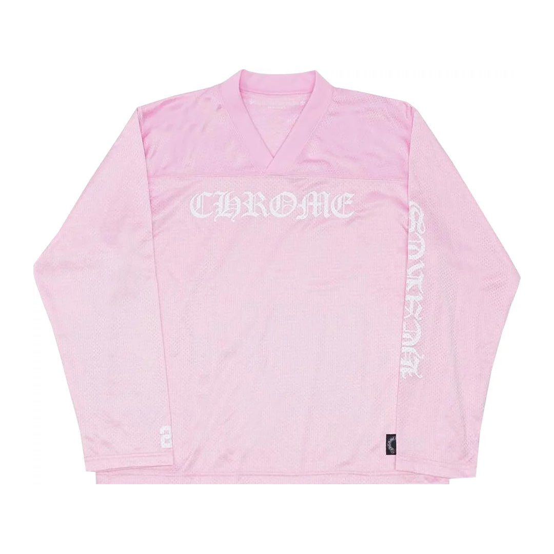 Chrome Hearts Love You Mesh Jersey Long Sleeve Pink