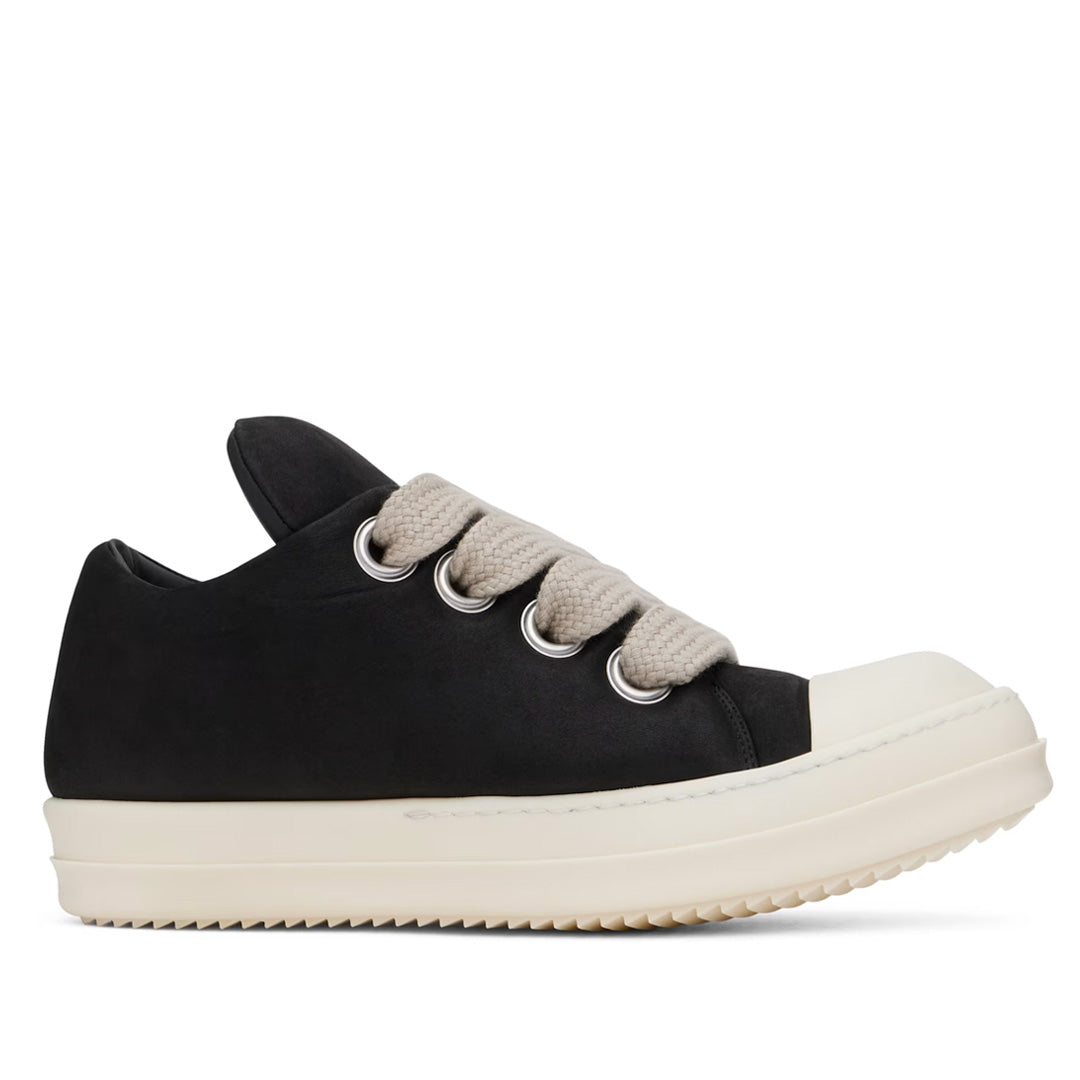 Rick Owens Black Porterville Jumbolaced Padded Low Sneakers