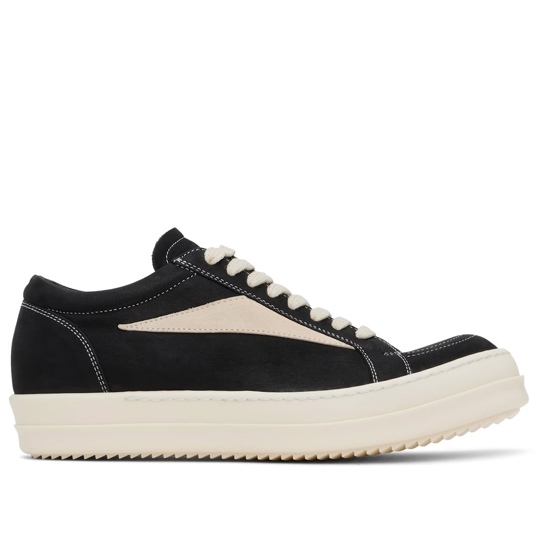 Rick Owens Black Porterville Vintage Sneakers