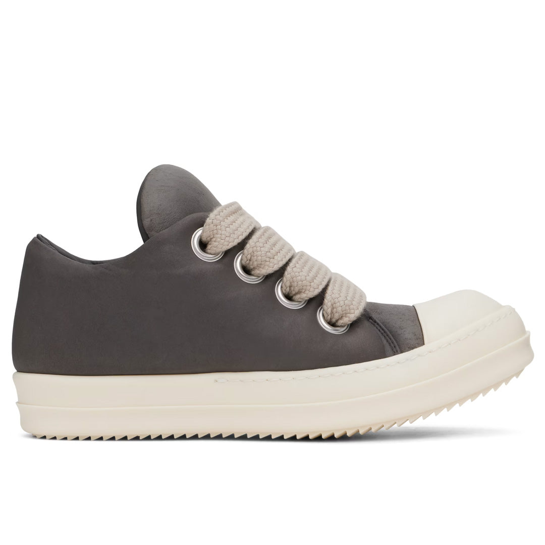 Rick Owens Grey Porterville Jumbolaced Padded Low Sneakers