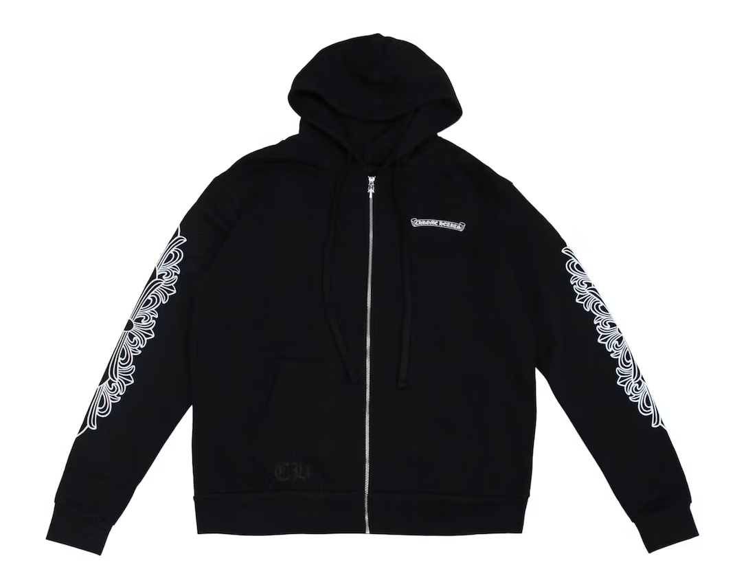 Chrome Hearts Eye Chart Dagger Zip-Up Hoodie | Kenshi Toronto