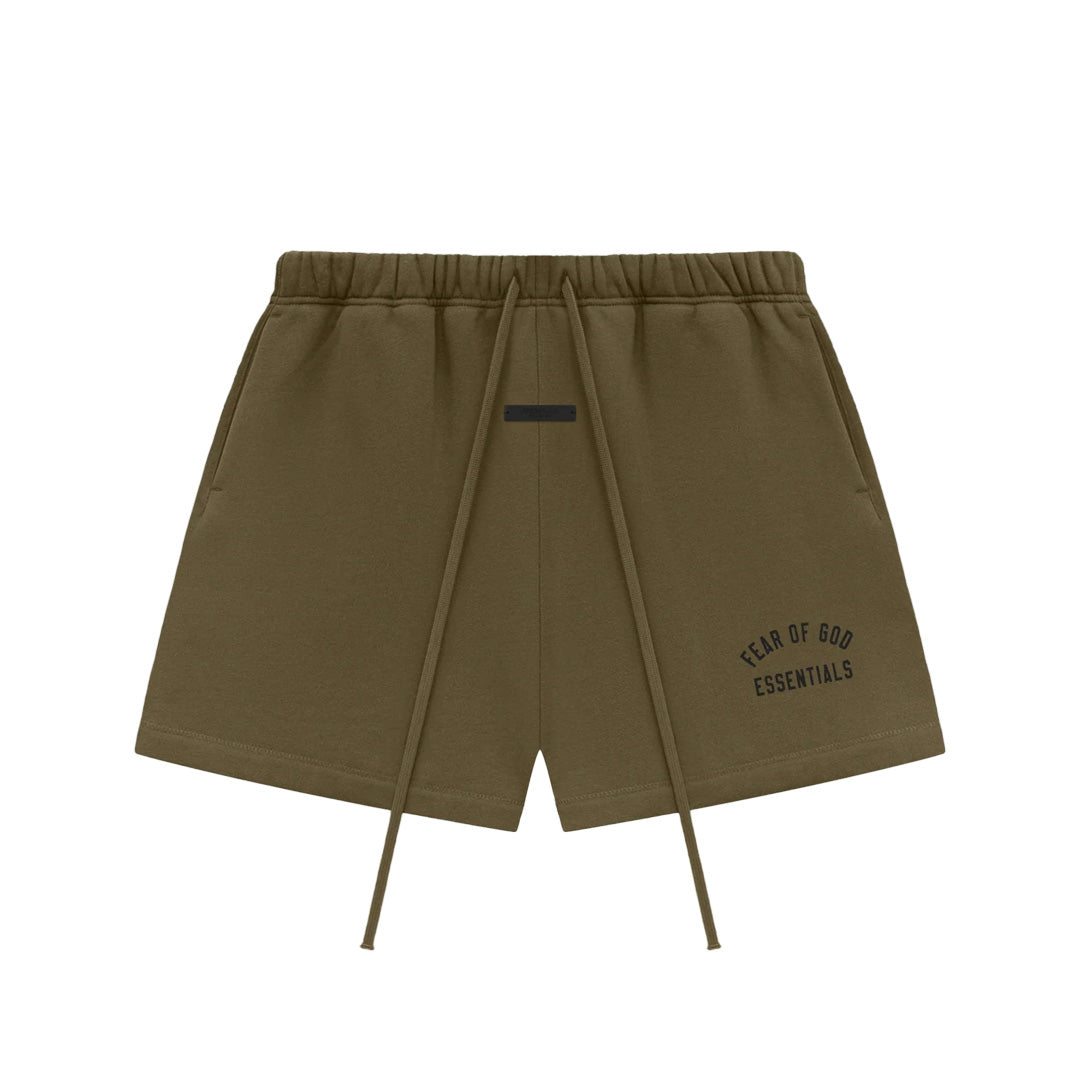 Fear of God Essentials State Collection Shorts Olive