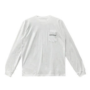 Chrome Hearts Script Letter Logo Long Sleeve T-shirt White