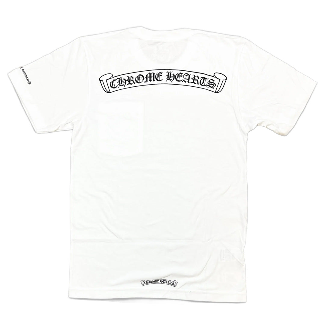 Chrome Hearts Scroll Logo T-Shirt White