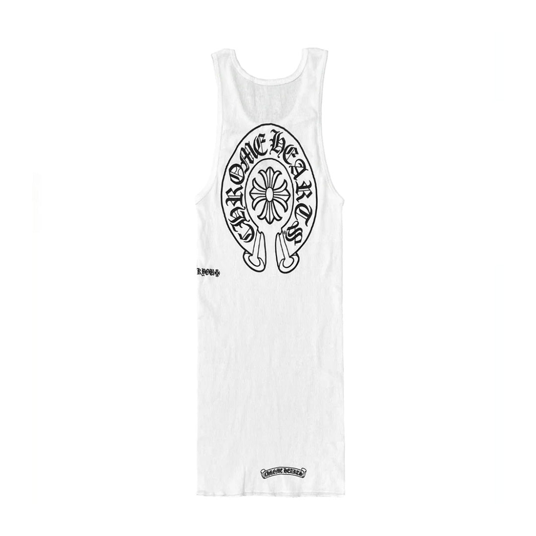 Chrome Hearts Horseshoe Tank Top White