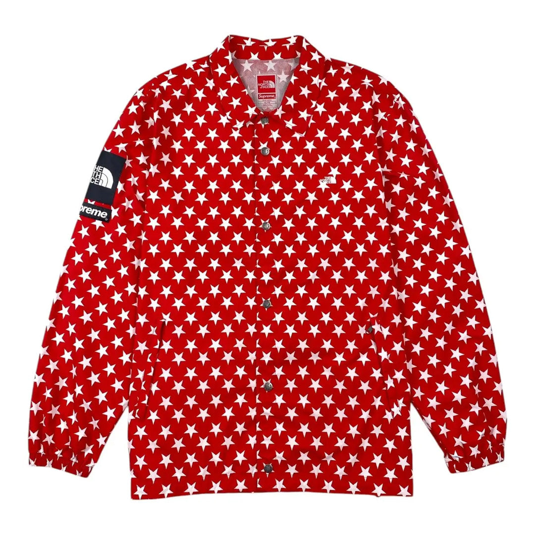 Supreme The North Face Packable Coaches Jacket Red