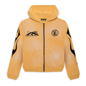 Hellstar Sports Zip-Up Hoodie Yellow