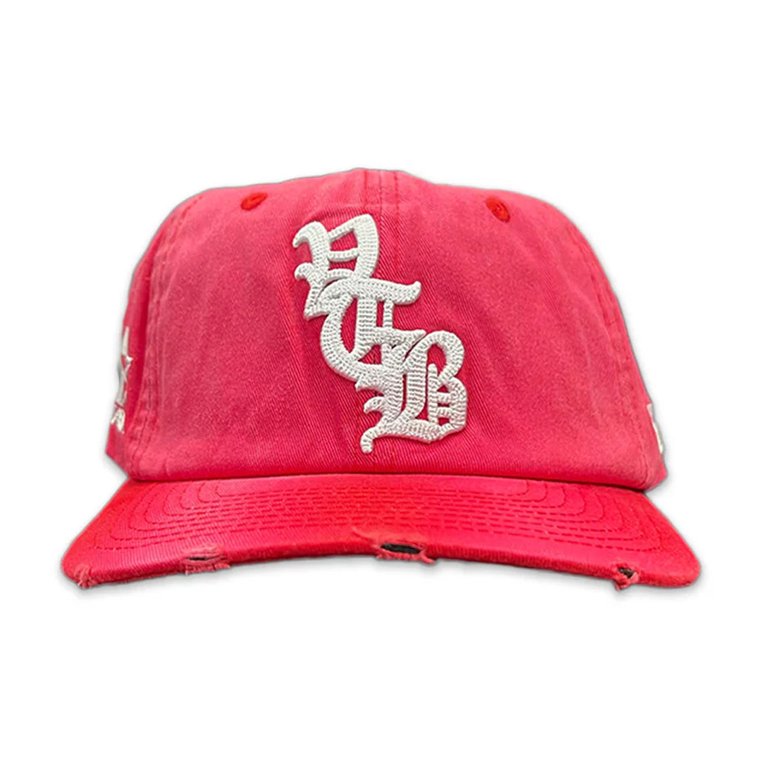 Vertabrae Snapback Washed Red