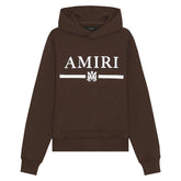 Amiri MA Bar Logo Hoodie Brown