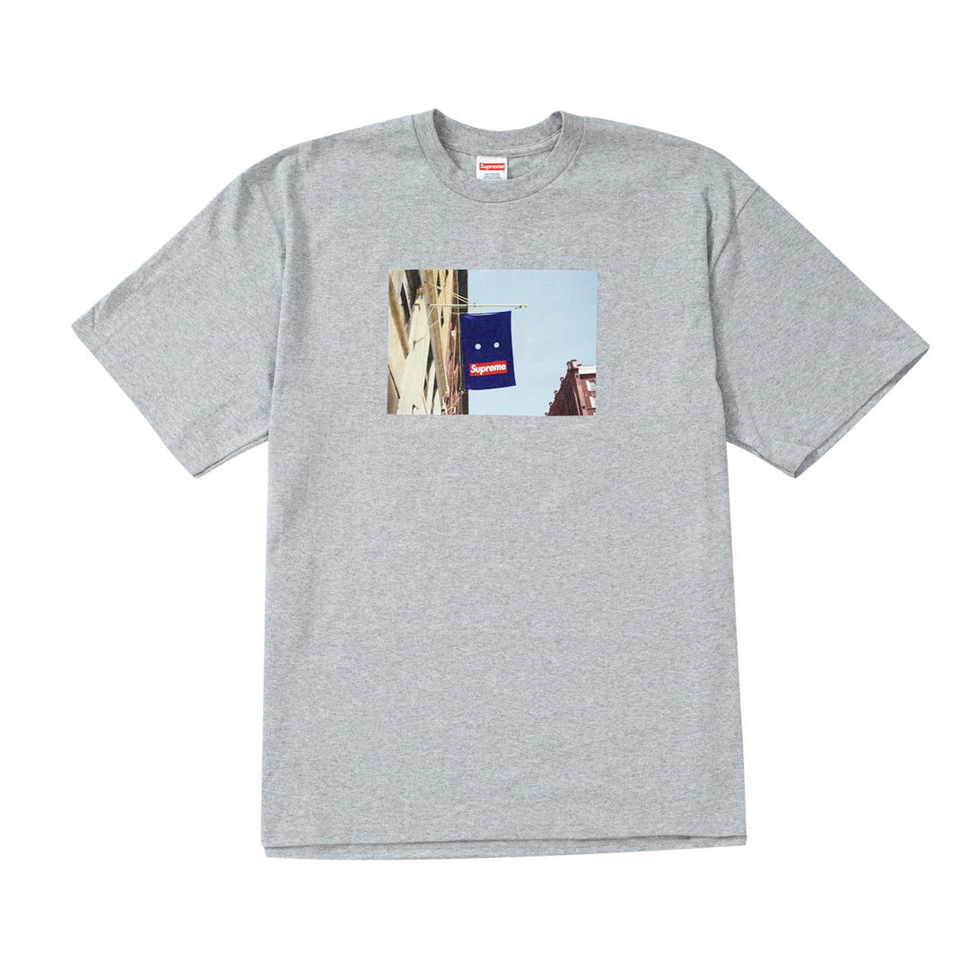 Supreme Banner T-Shirt Grey