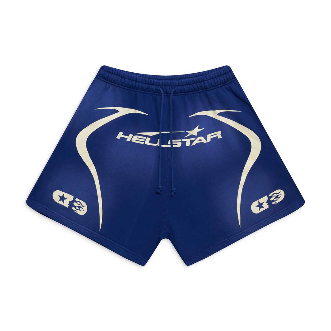 Hellstar Warm Up Shorts Blue