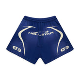 Hellstar Warm Up Shorts Blue