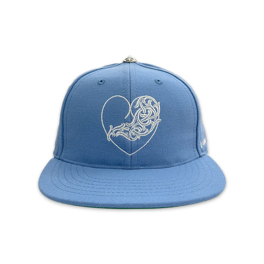 Chrome Hearts Love You Fitted Hat Blue