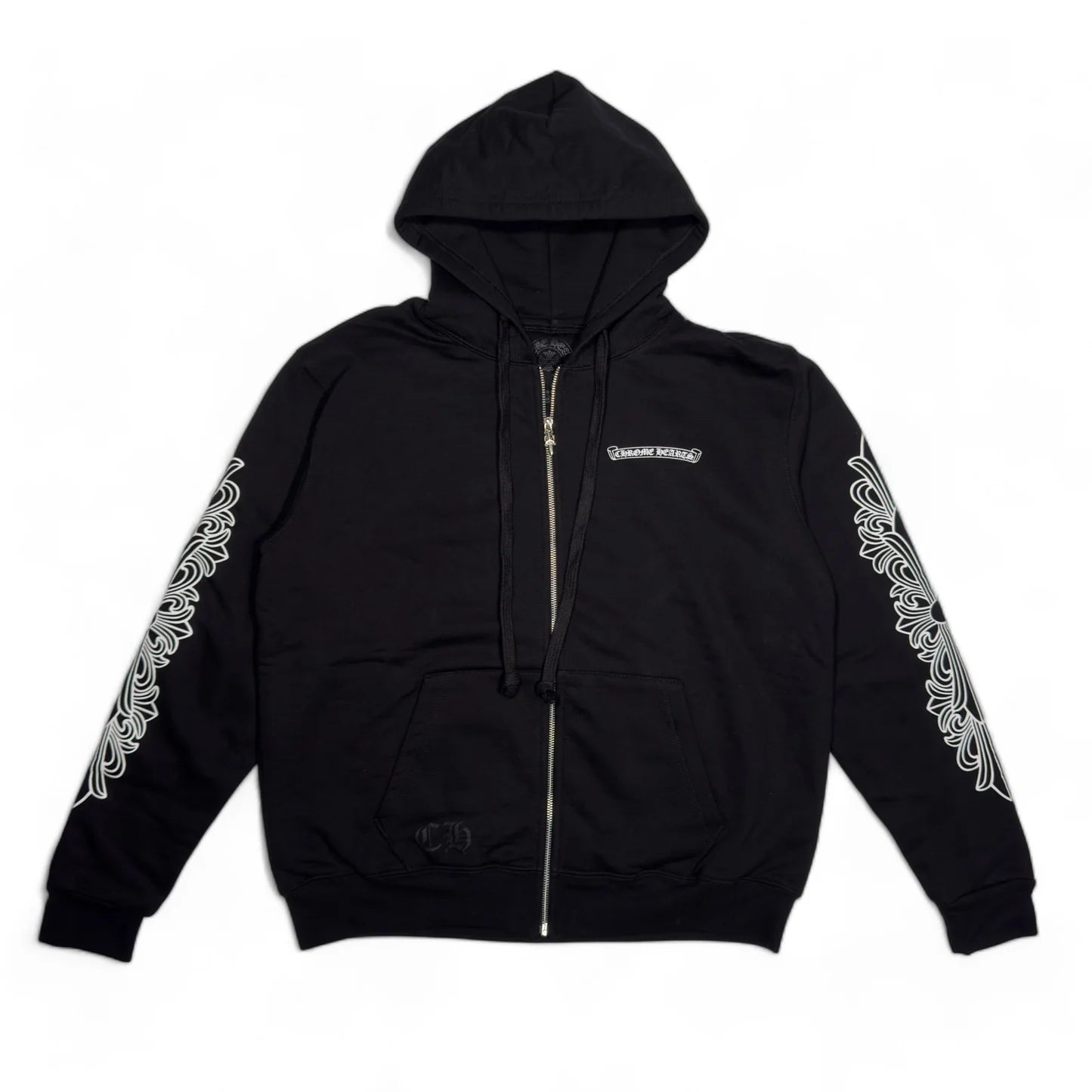 Chrome Hearts Aspen Exclusive Floral Zip Up Thermal Hoodie