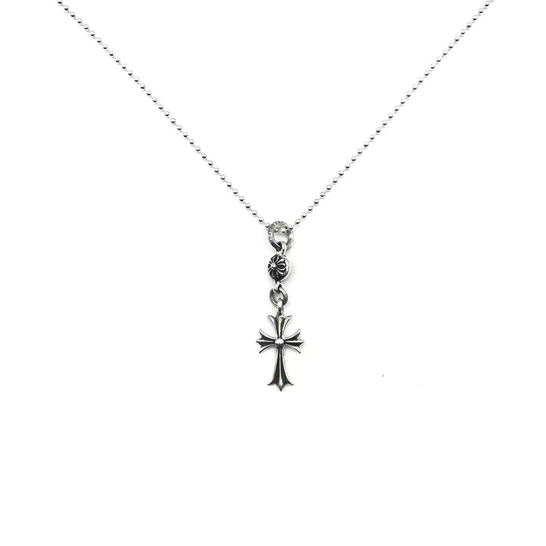 Chrome Hearts One Ball Cross Pendant (With Chain)