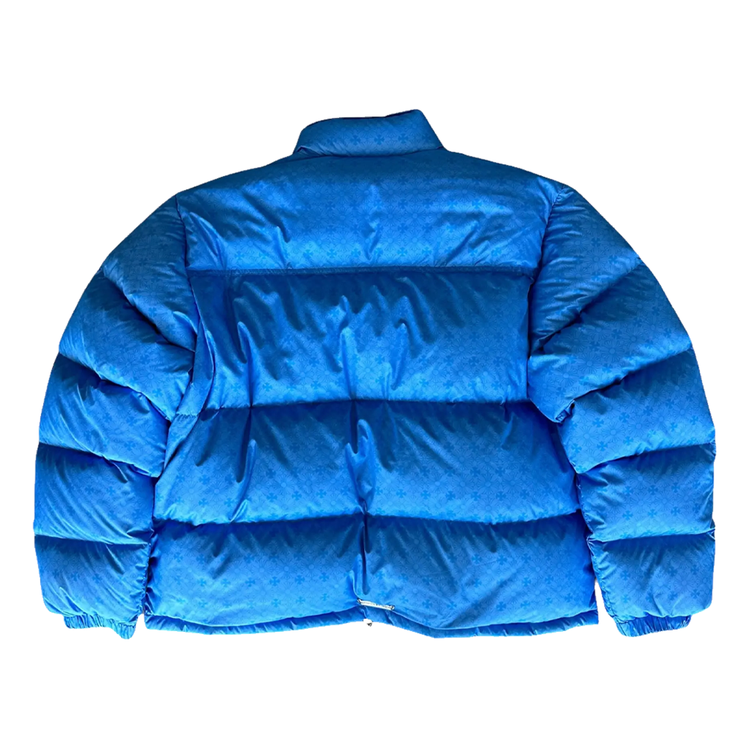 Chrome Hearts Monogram Puffer Jacket Blue